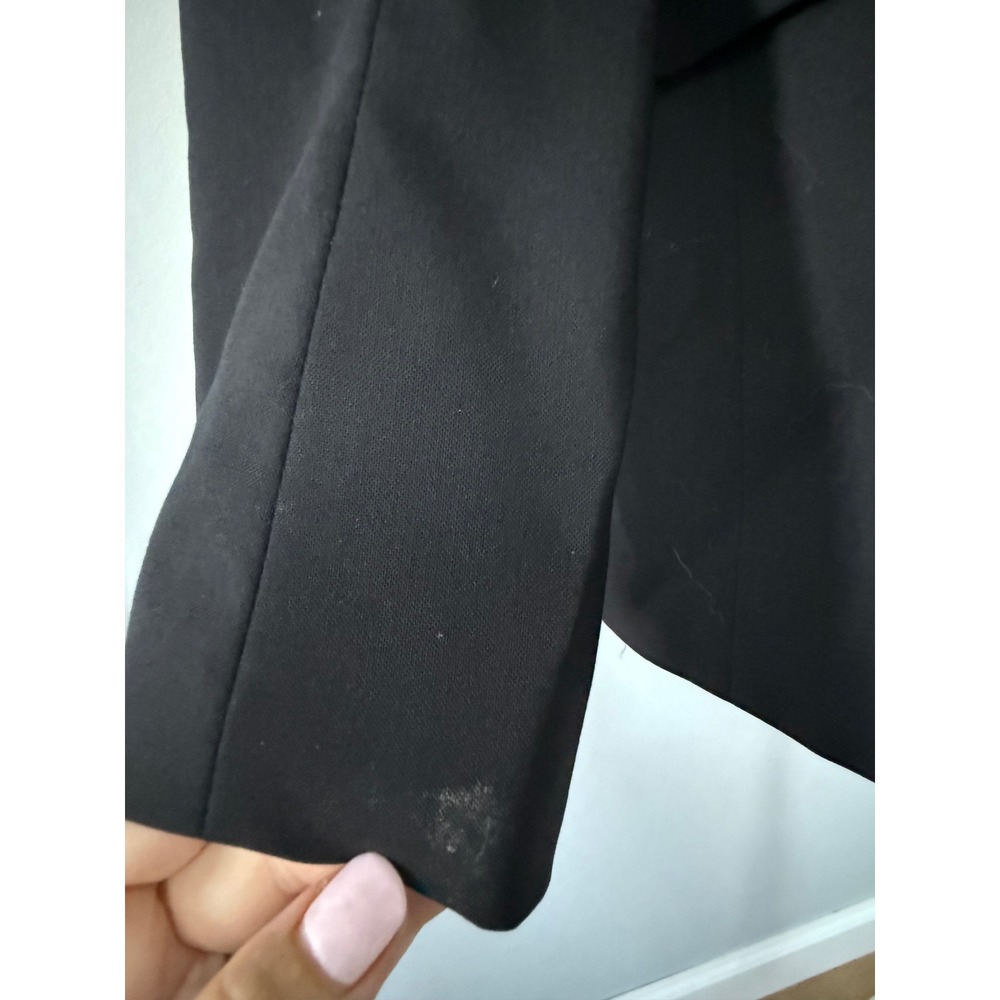 J. Crew Black Wool Blend Blazer Suit Jacket Size 6 Single Breasted Women - Picture 8 of 12
